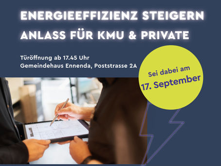 Zweiter Solarevent in der Agenda – kombiniert mit dem Energieberatungsprogramm «PEIK» für KMU