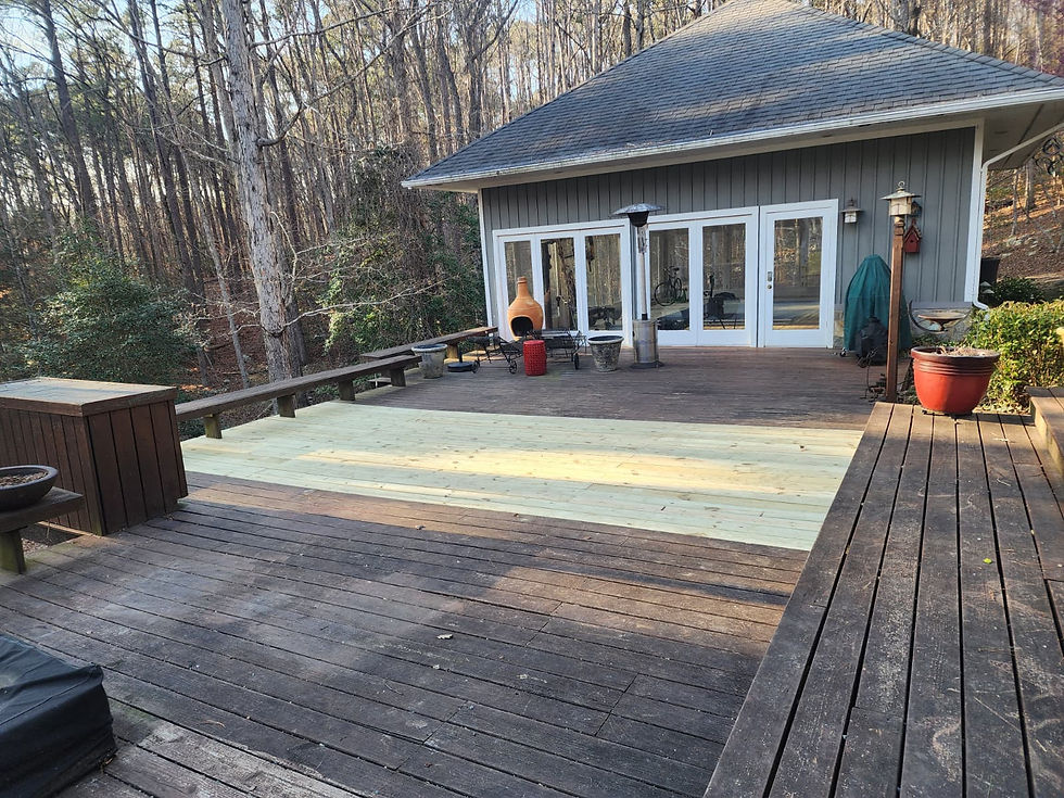 Old Jacuzzi Removal & Deck Restoration