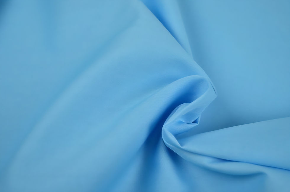 Baumwolle uni - Aqua