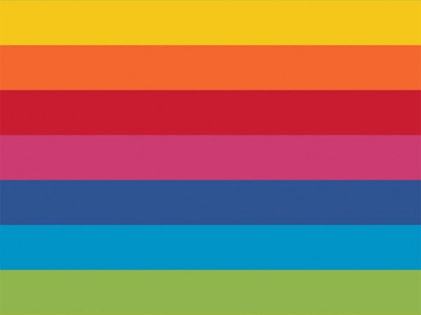 Baumwolljerseydruck - Regenbogenstreifen