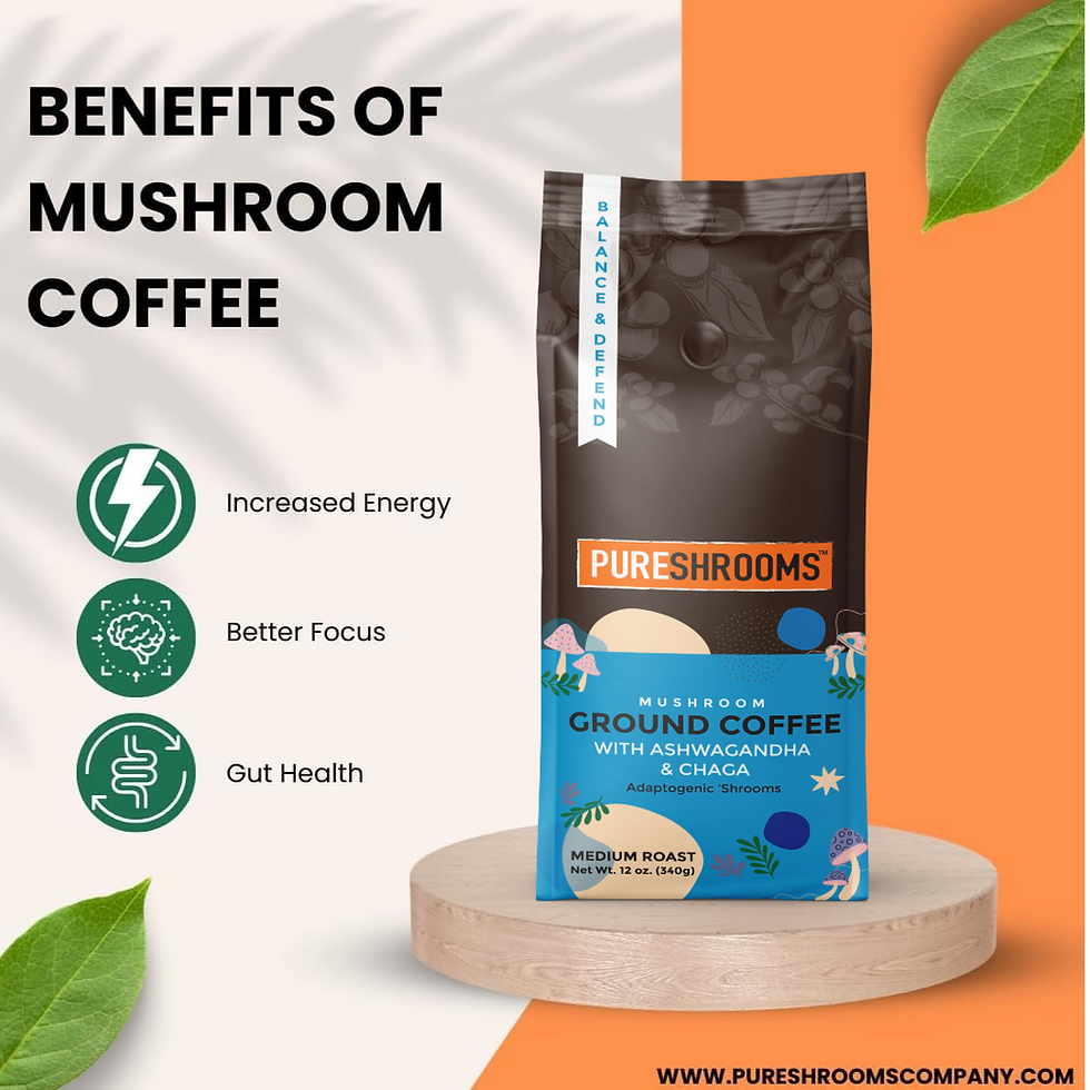 Thumbnail: Balance & Defend Ground Mushroom Coffee