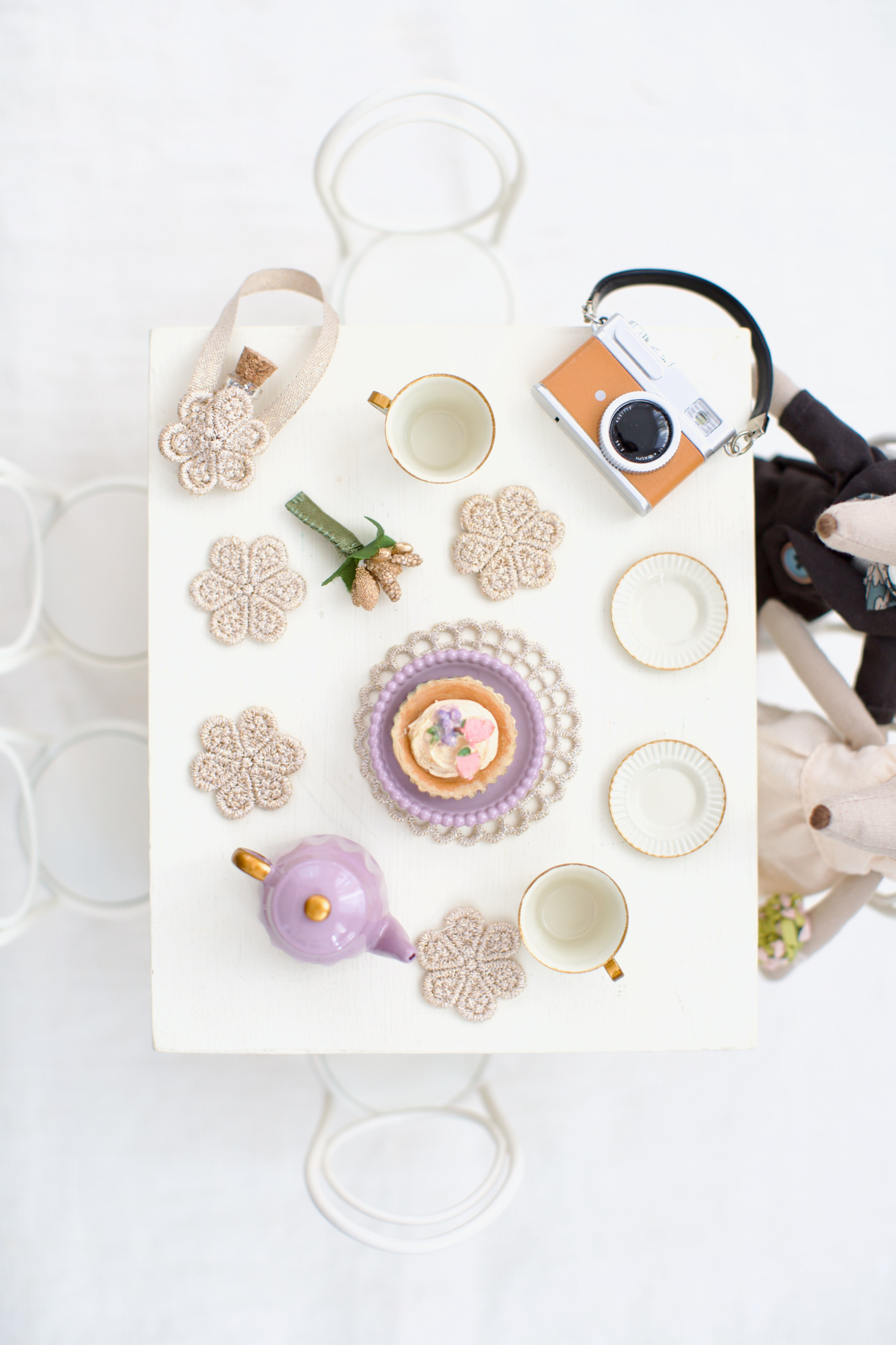 Vintage Style Toy Camera in Mustard