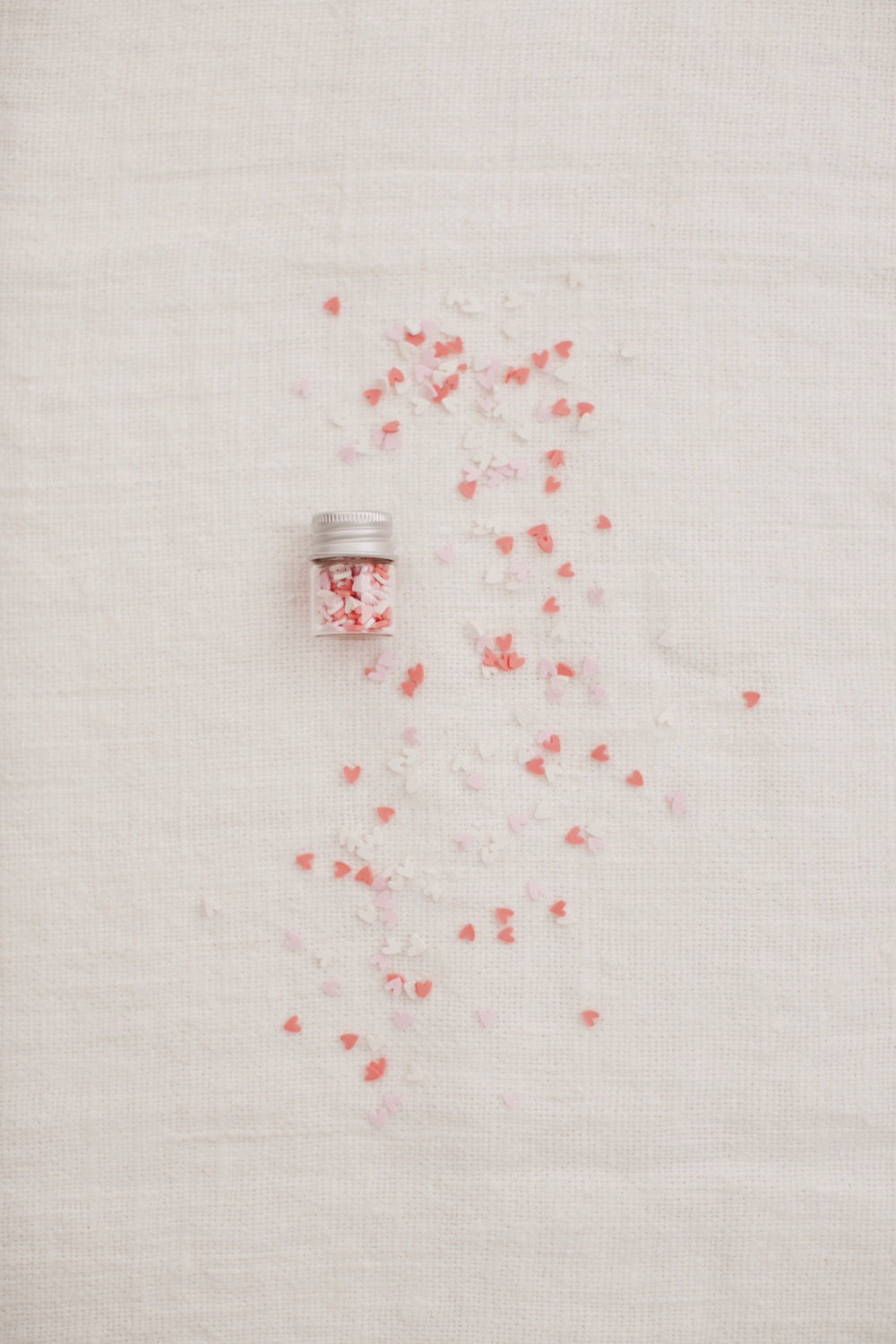 LOM Jar of Love Heart Sprinkles