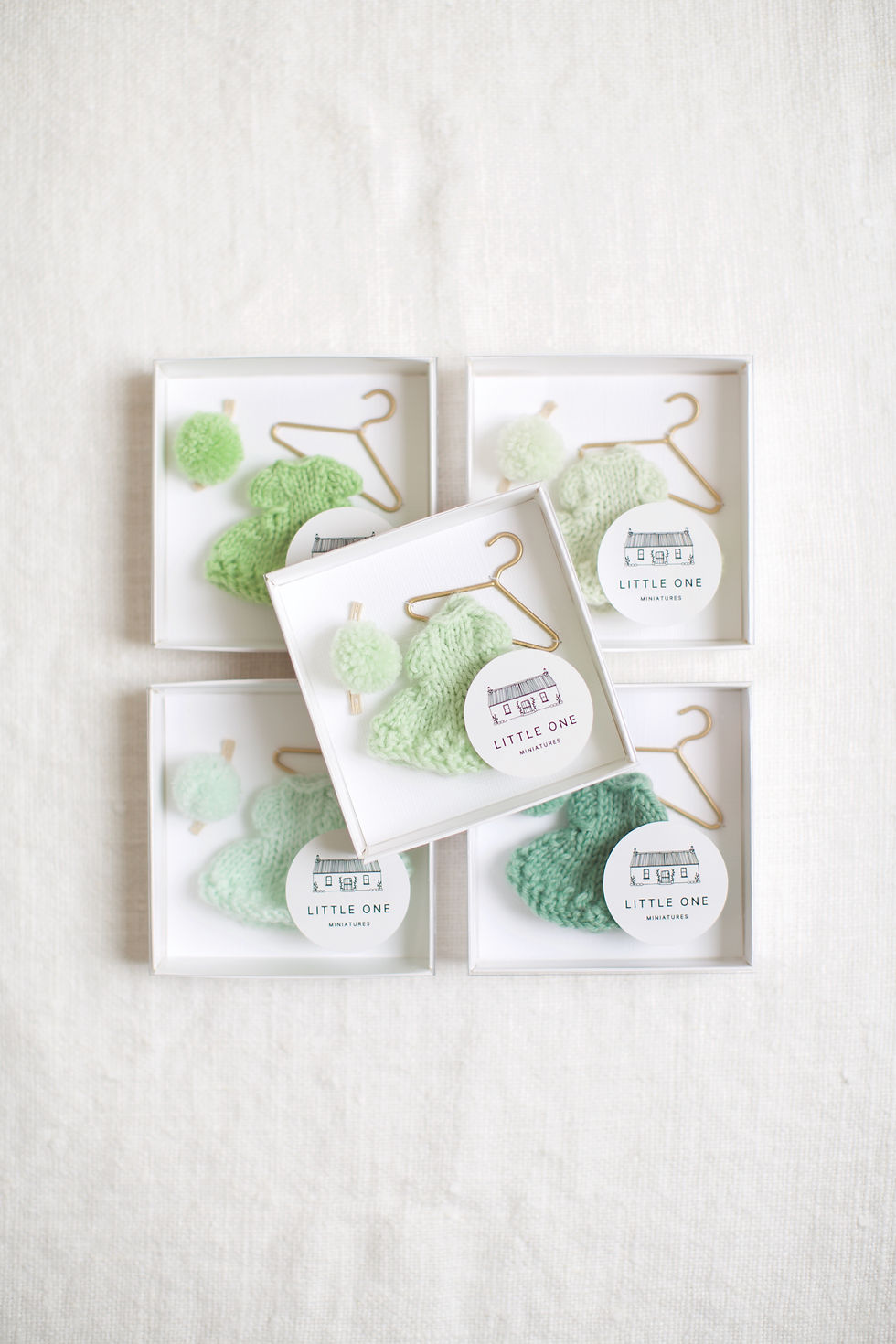 Thumbnail: LOM Classic Knit Dress HONEYDEW , Pom Pom Headband, Scarf - Little Sister 