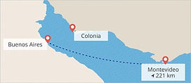 Montevideo day tour, Uruguay, sailing from Buenos Aires