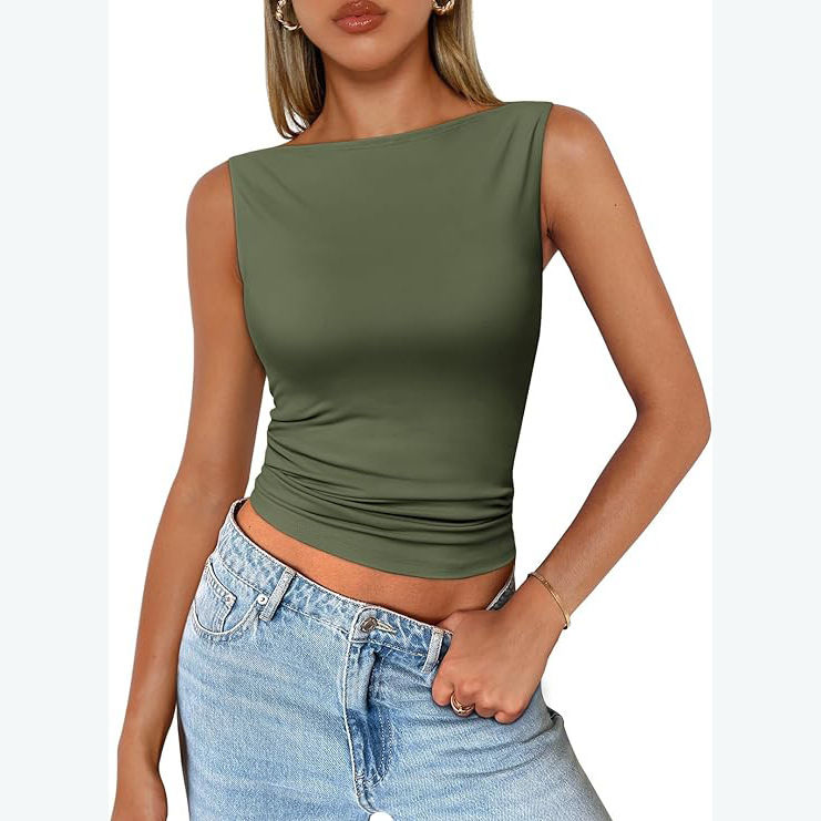 Miniature : Women's Sleeveless Square Neck Camisole Top