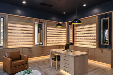 Custom cabinets displays