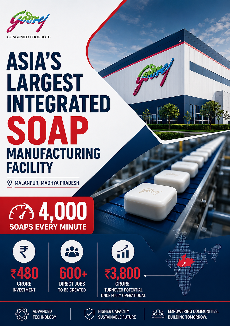 Godrej Opens Asia’s Largest Integrated Soap Manufacturing Facility in Madhya Pradesh