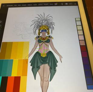 Color Pallet layout