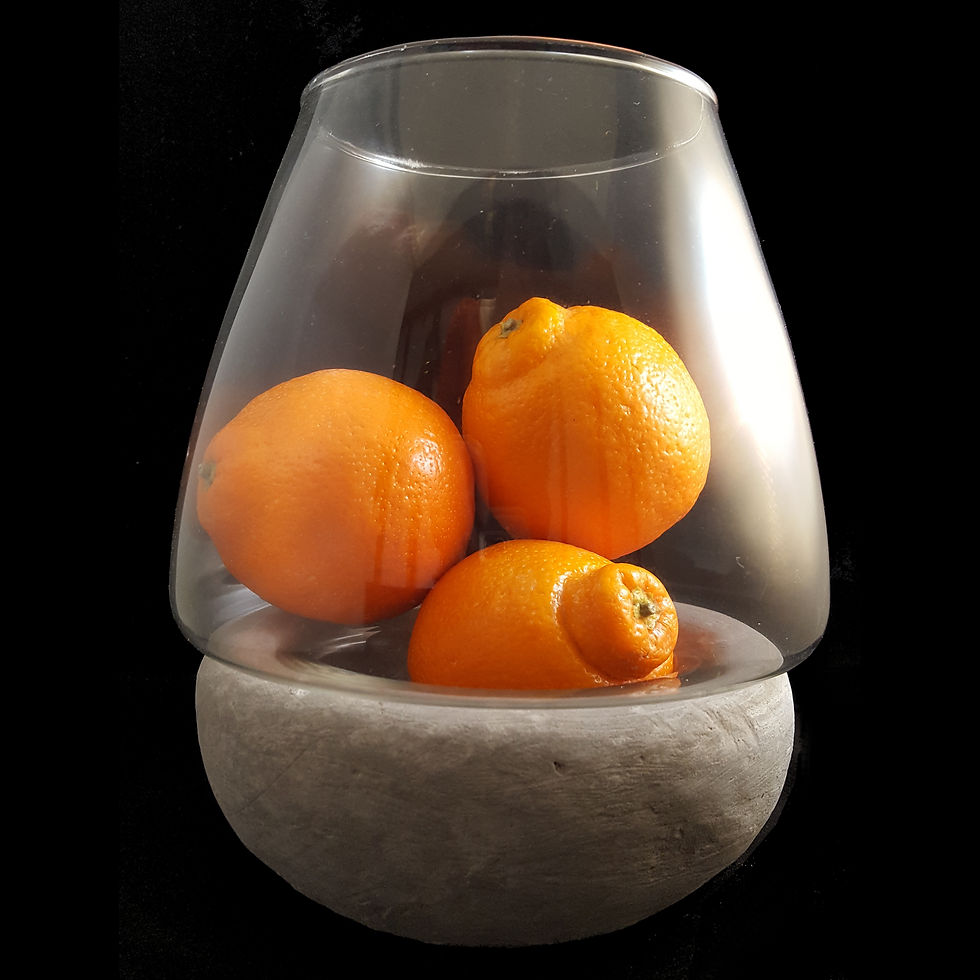Thumbnail: Concrete and Glass Hurricane Lamp