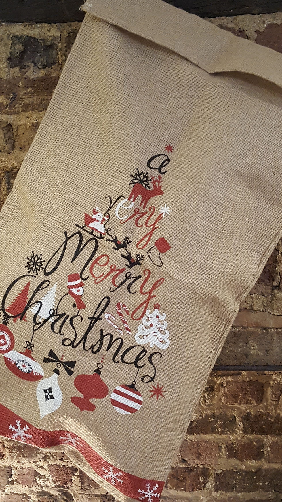 Thumbnail: Hessian Christmas Sack (3 designs available)