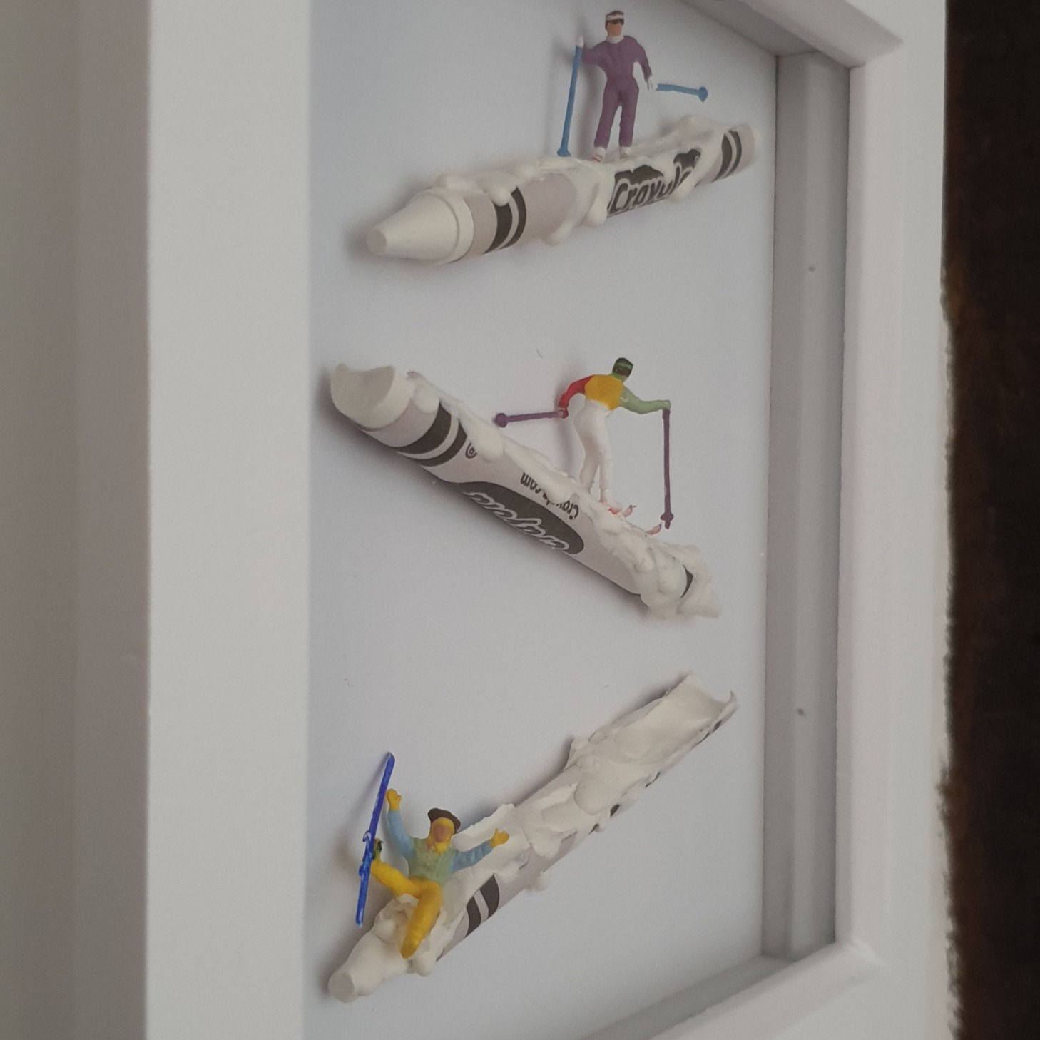 The Downhill Crayon Skiers