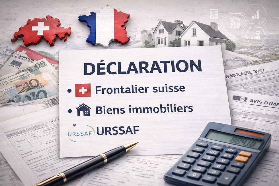 Close-up view of a tax document with a calculator