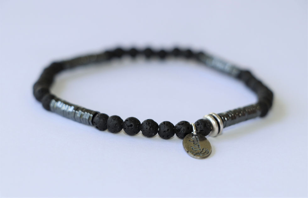 Thumbnail: The Tiny Black Beads Bracelet