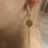 Thumbnail: The Dead Sea  Gold Earrings