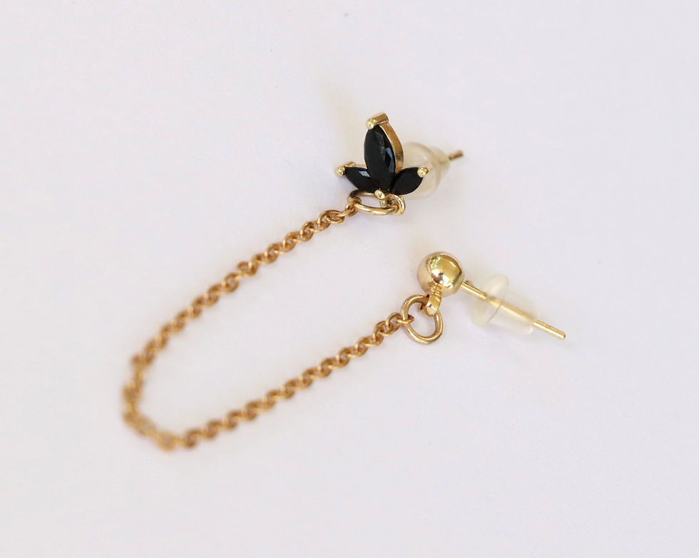 Thumbnail: One Side flower Earrings
