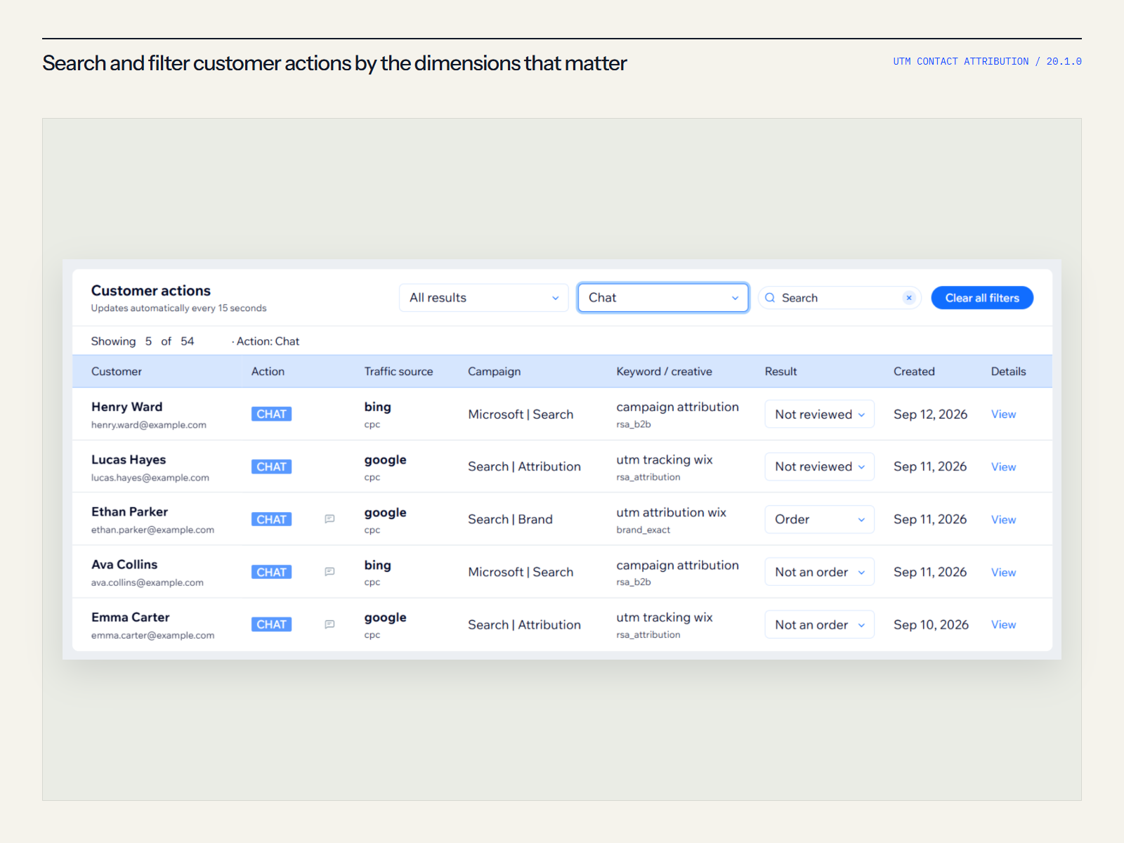 UTM Contact Attribution screenshot 6
