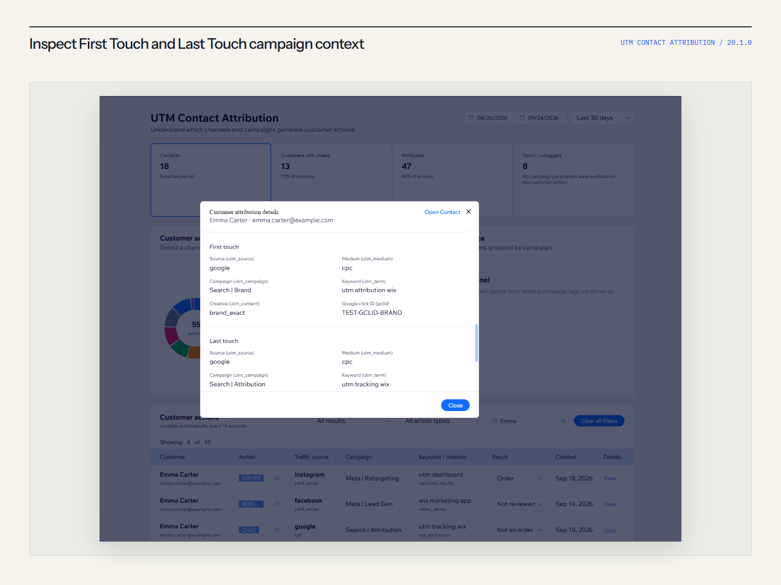 UTM Contact Attribution screenshot 4