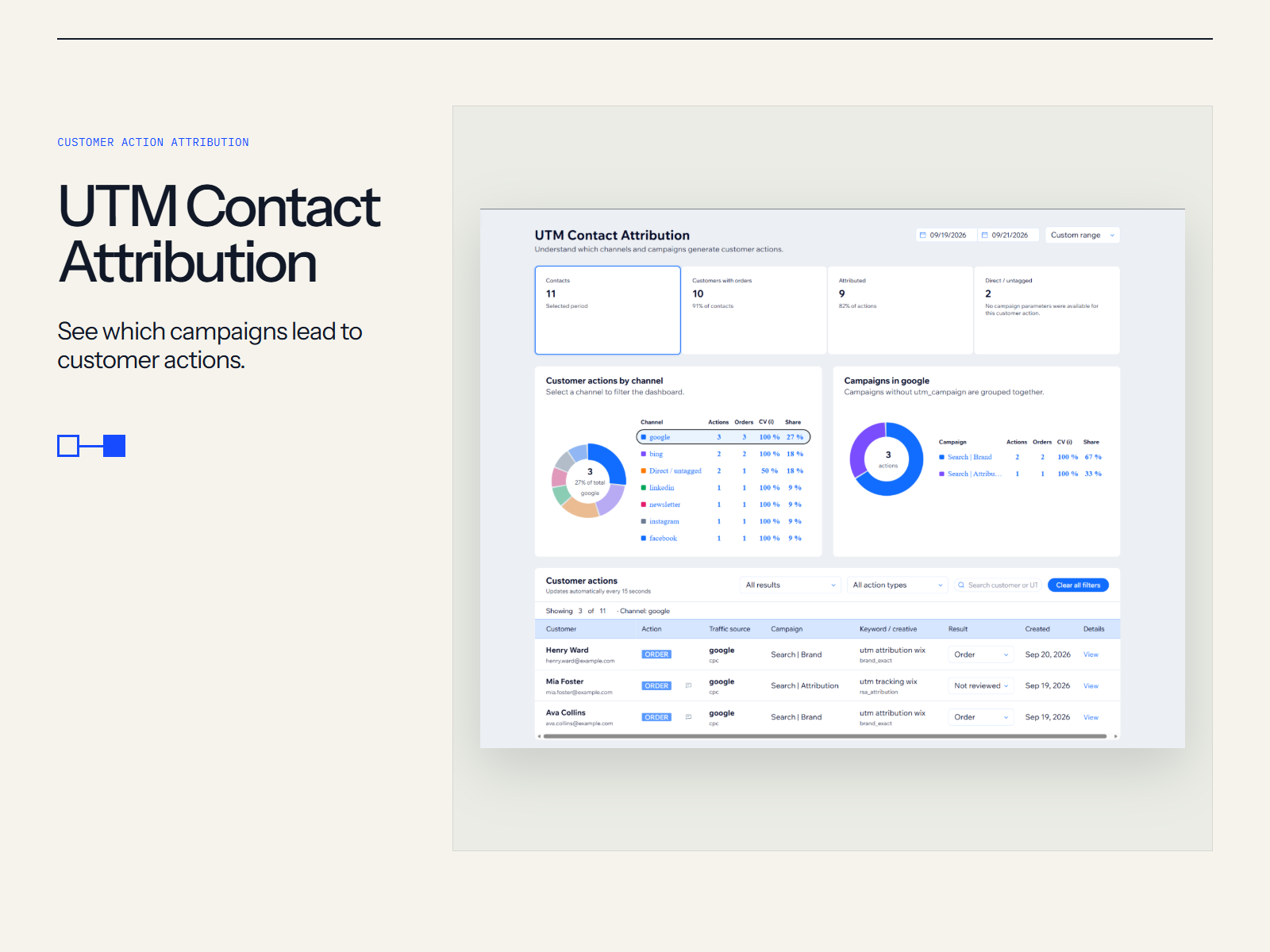 UTM Contact Attribution screenshot 1
