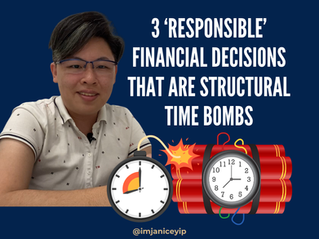 3 'Responsible' Financial Decisions That Are Structural Time Bombs