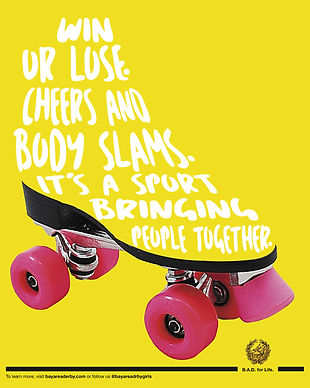 Bay Area Derby print ad