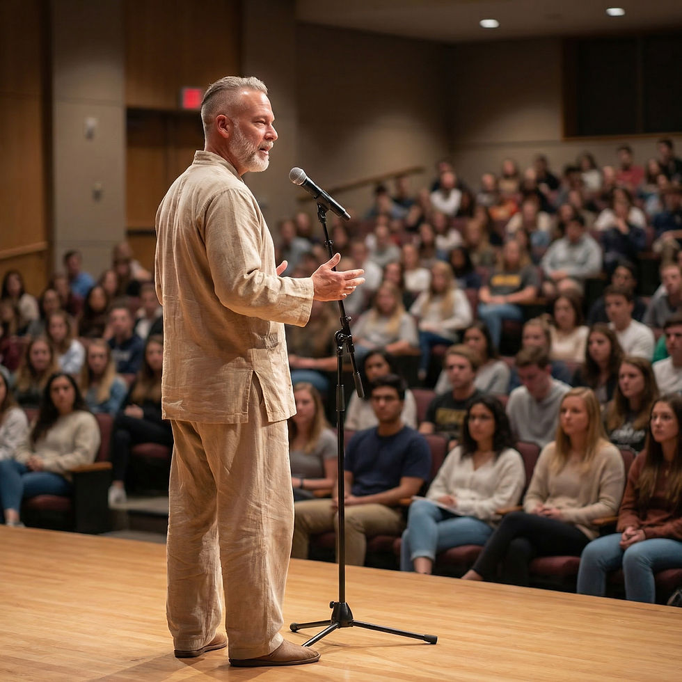linens speaking at college seminar.jpg
