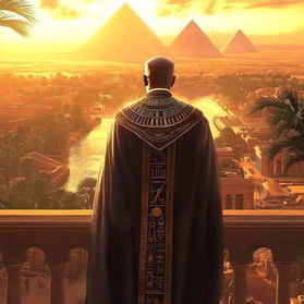 Tales observando la naturaleza en Egipto