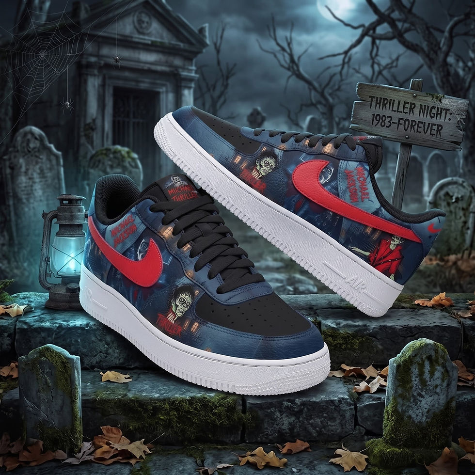 Thumbnail: Halloween Michael Jackson Thriller Air Force 1 Shoes