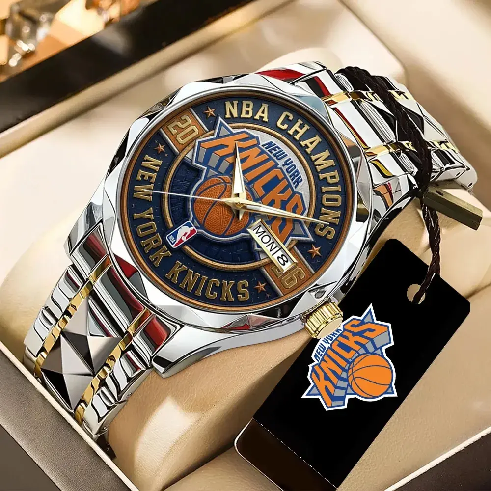 Knicks NBA Finals Champions 2026 Alloy Luxury Quartz Watch
