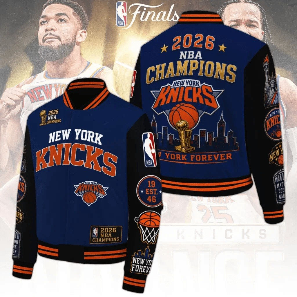 Knicks NBA Finals Champions 2026 Varsity Jacket