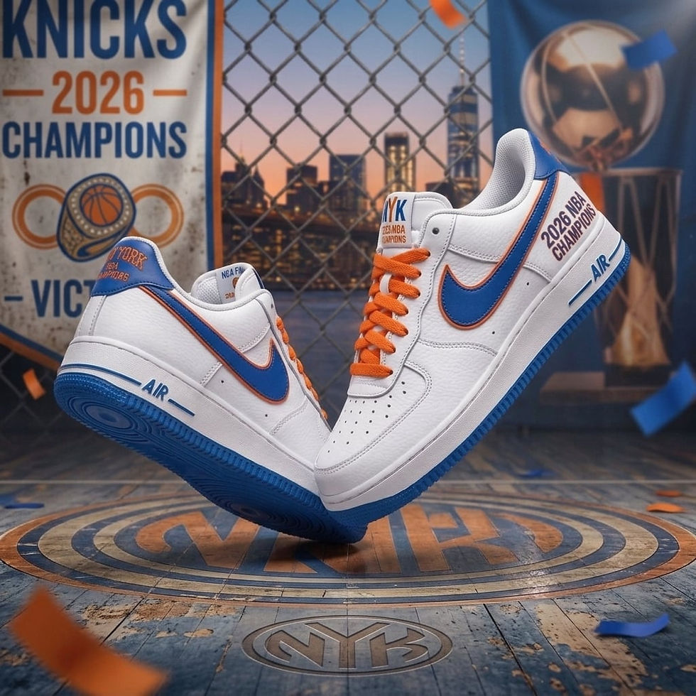 Thumbnail: New York Knicks 2026 NBA Champions Air Force 1 Shoes