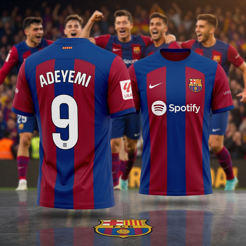 Thumbnail: FC Barcelona Adeyemi #9 2026 Soccer Jersey