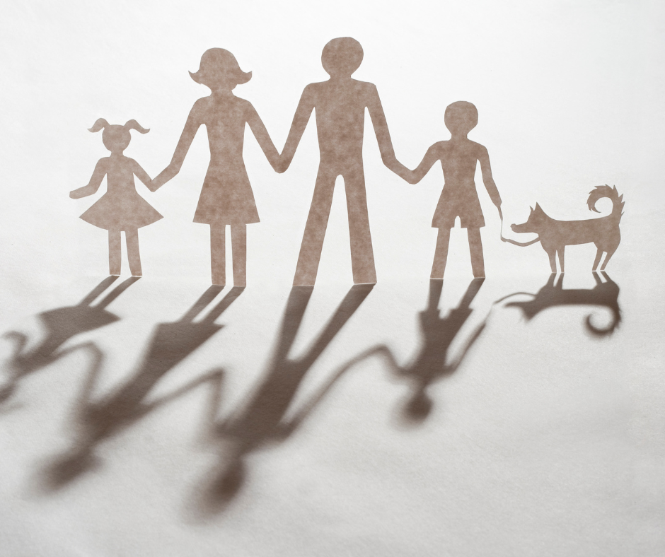 paper illustration of family