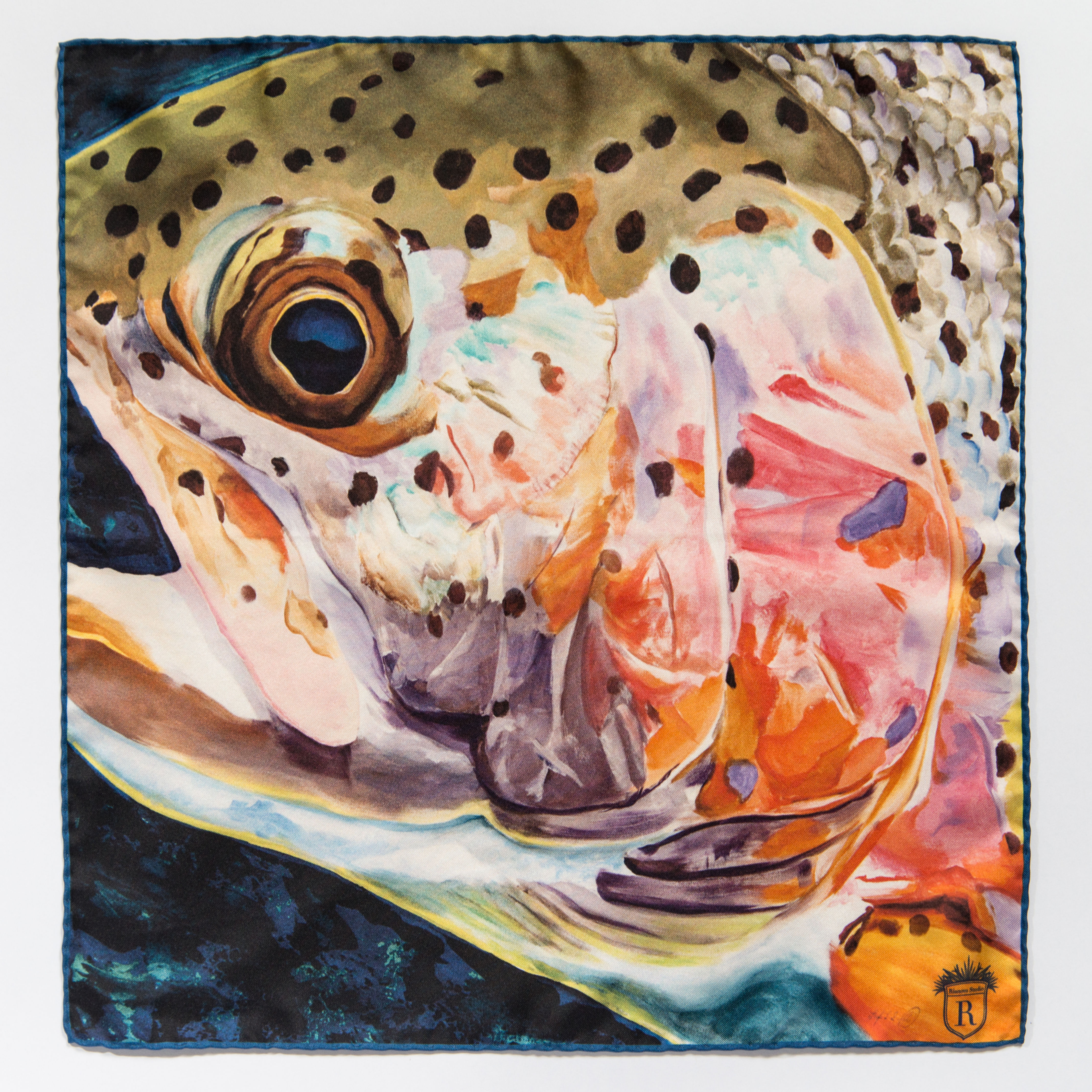 56in - Large - Madison River Rainbow | Silk Scarf