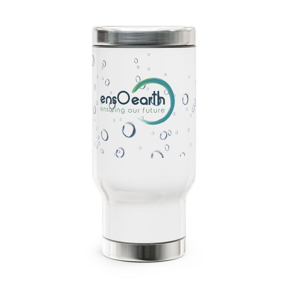 Stainless Steel Travel Mug with Handle, 14oz