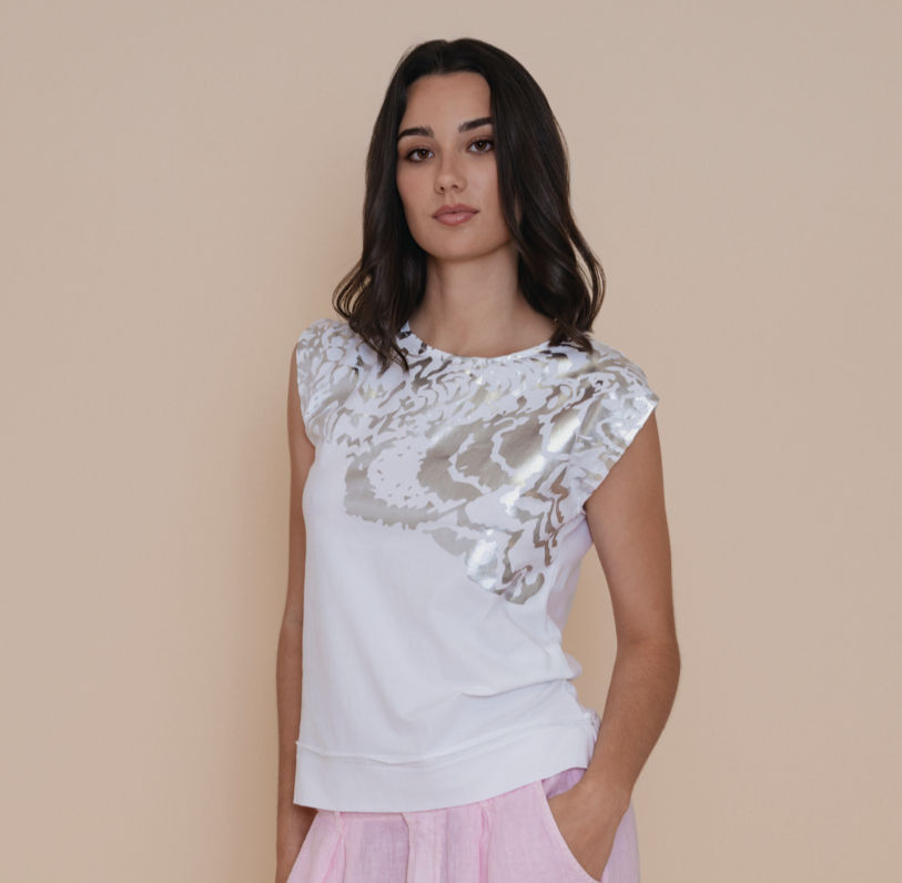 Lumiere Metallic Tee