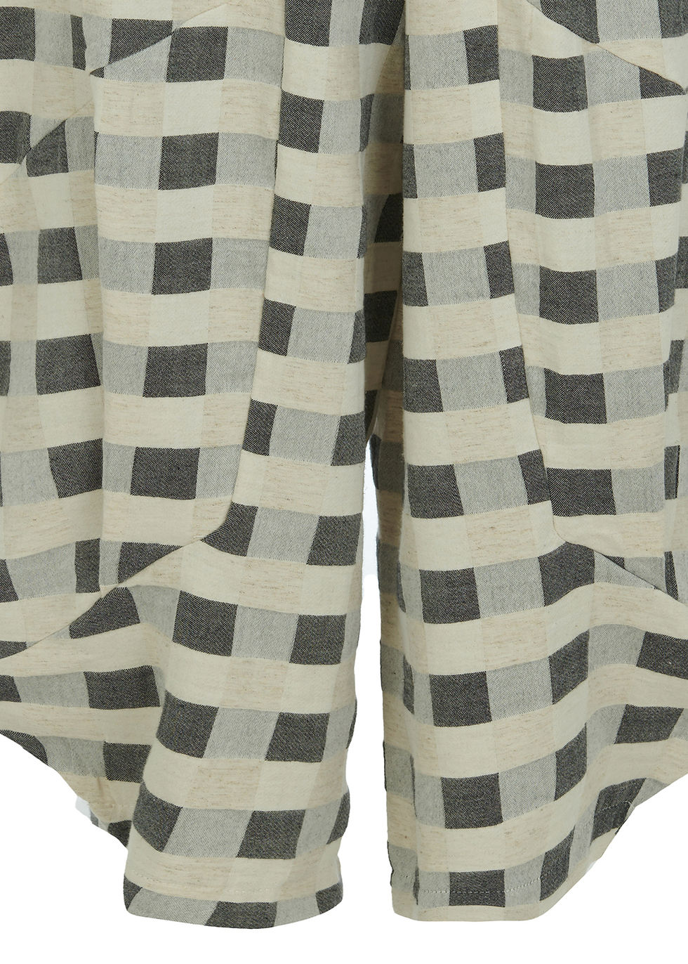 Thumbnail: Kozan Ecru Checked Trouser