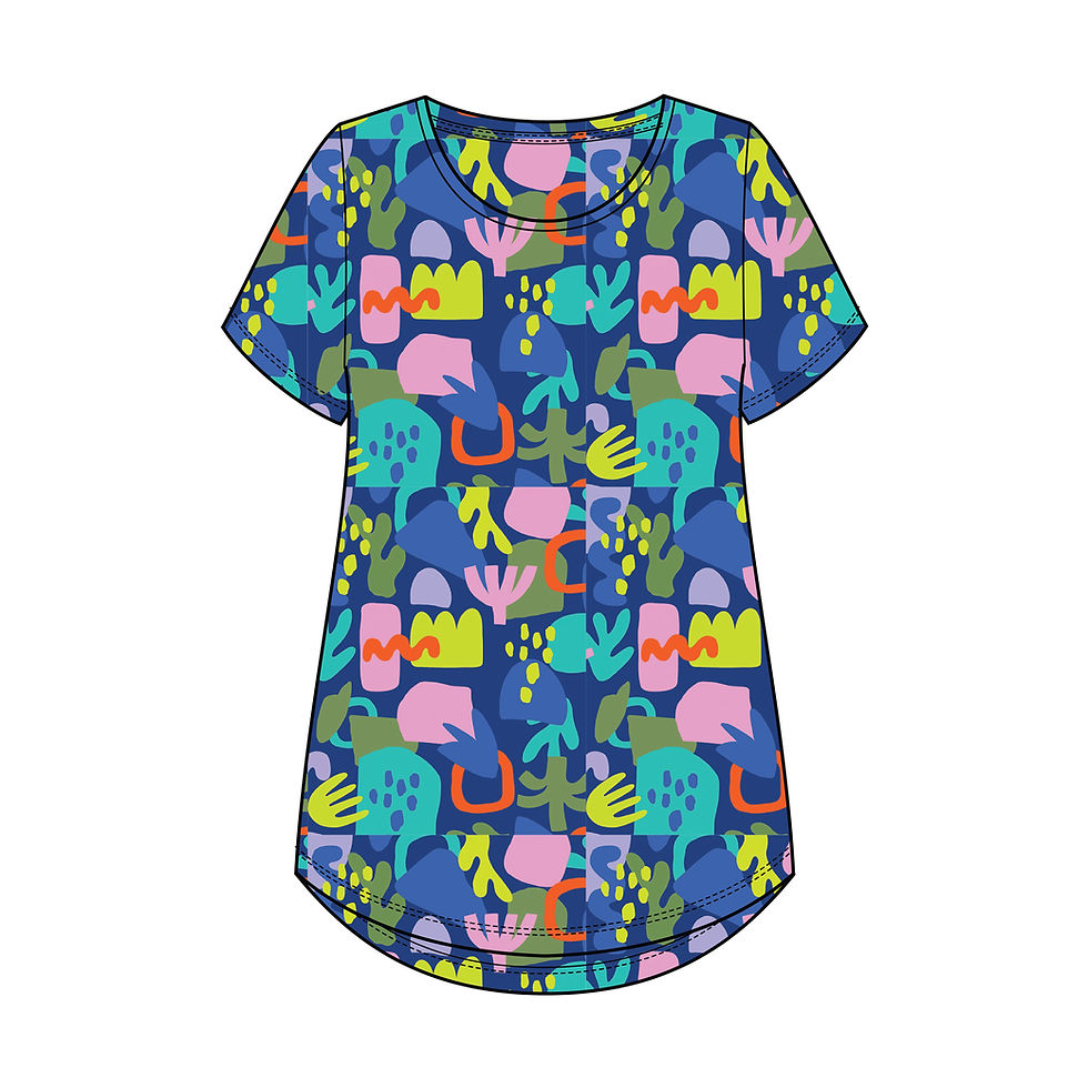 Thumbnail: Foil Here Comes Summer Tee