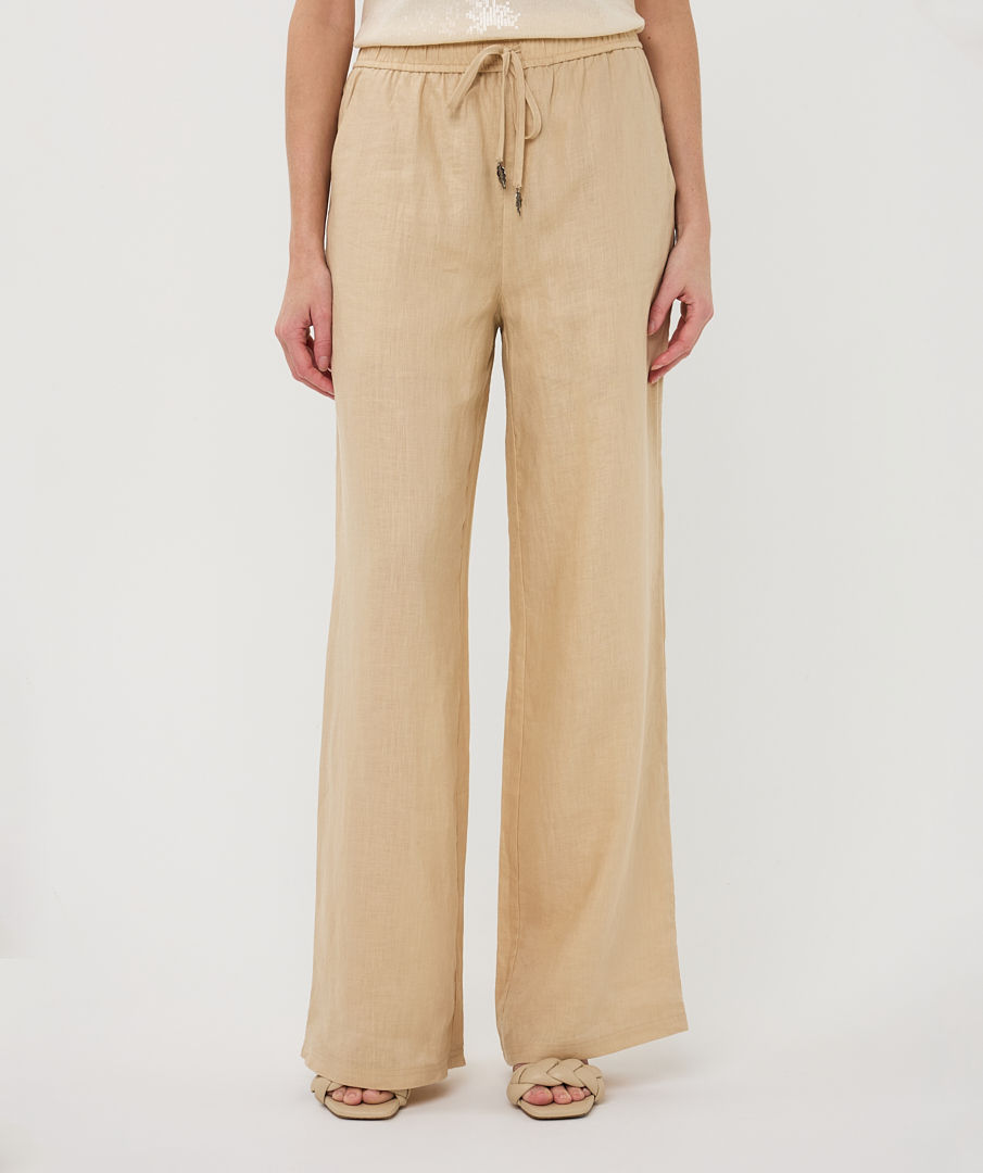 Thumbnail: Long Lean Linen Trouser