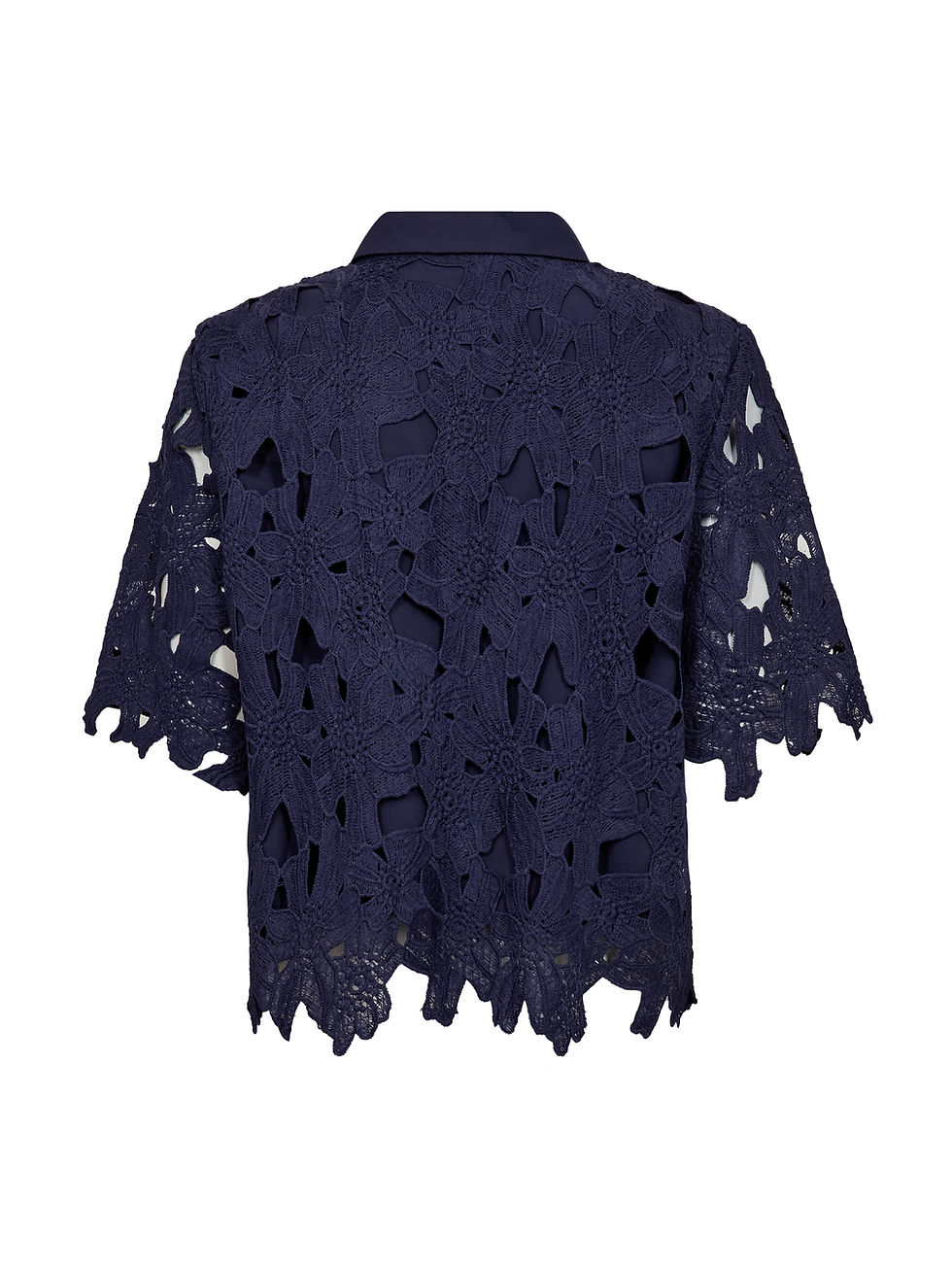 Thumbnail: Nu Denmark Midnight Bloom Eyelet Blouse