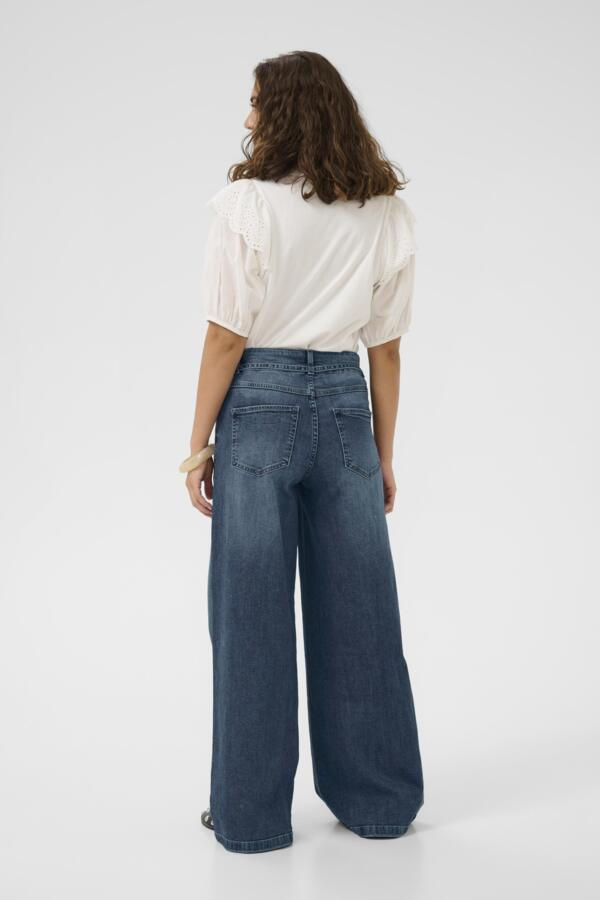 Thumbnail: Harbour Tie Wide Leg Jeans