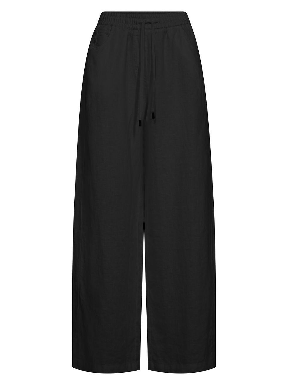 Thumbnail: Nu Denmark Black Linen Trousers