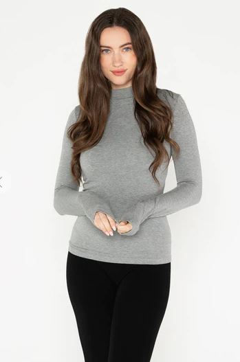 Thumbnail: Bamboo Mock Neck Top