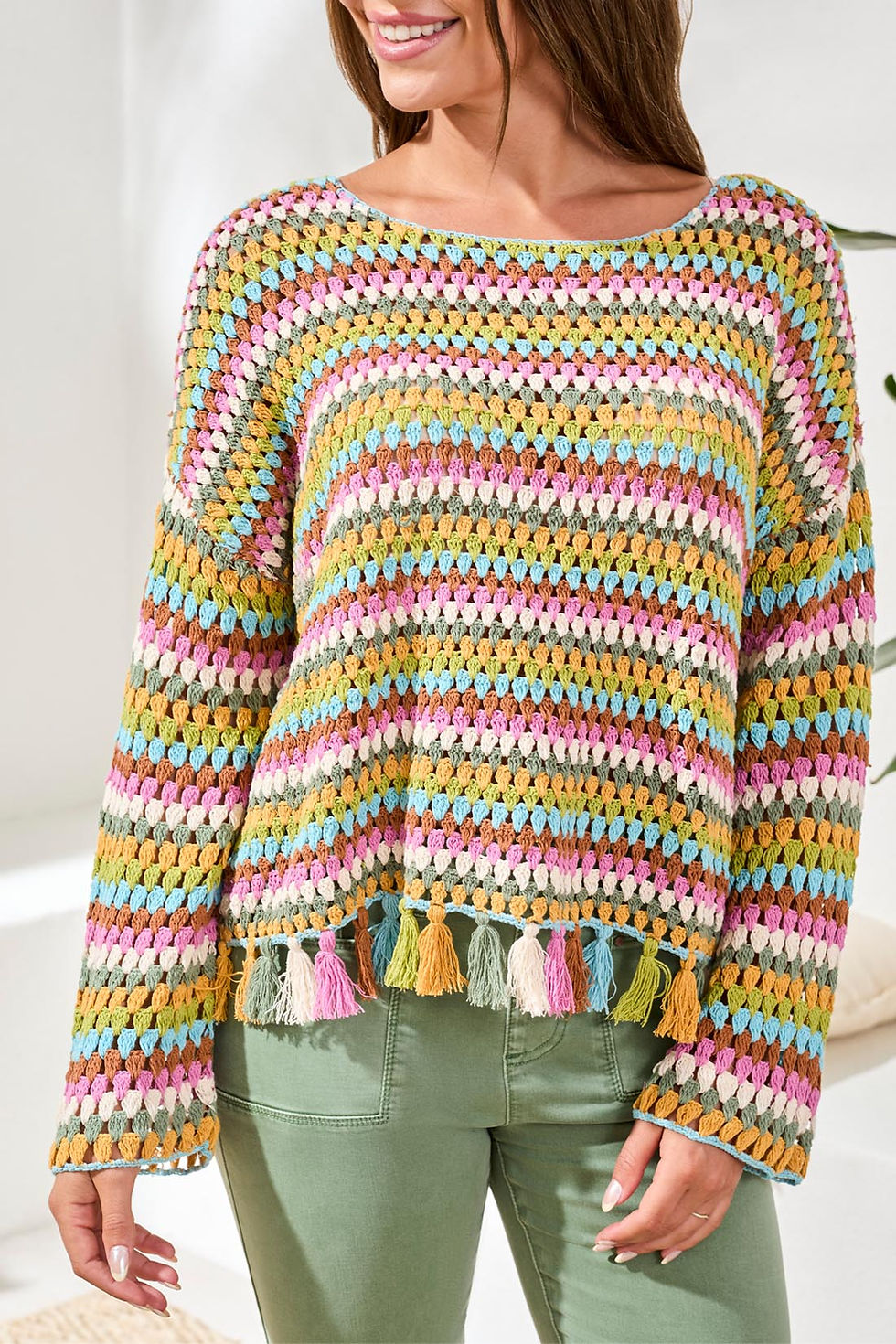 Thumbnail: The Sugar Rush Tassel Sweater