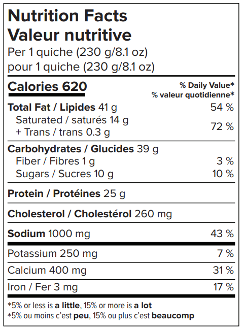 Thumbnail: Bacon Quiche - 5"
