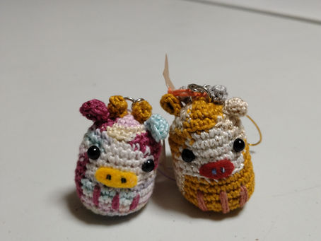 干支ストラップ🐮🐮🐮