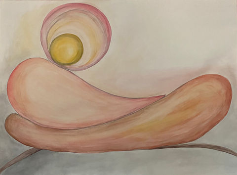Solace 
22 in x 30 in 
Watercolor on Paper