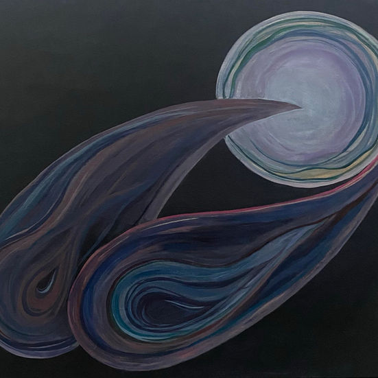 Deep Oceans, Salty Tears 
24 in x 30 in 
Acrylic on Canvas