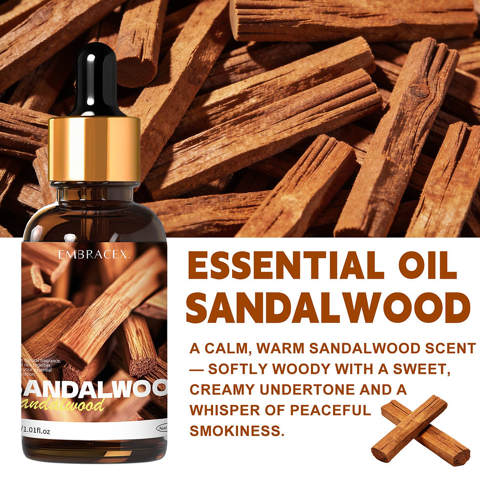 Thumbnail: 30ml Sandalwood Natural Plant Essential Oil Car Air Freshener Diffusers Warm Sce