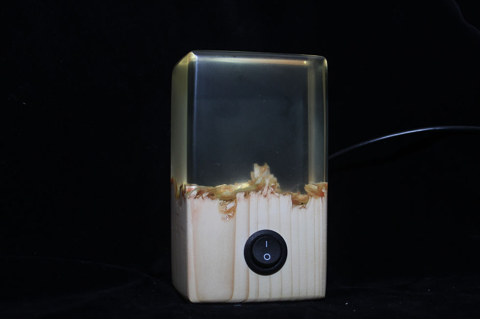 Miniaturbild: Nachttischlampe mit Transparenten Epoxy